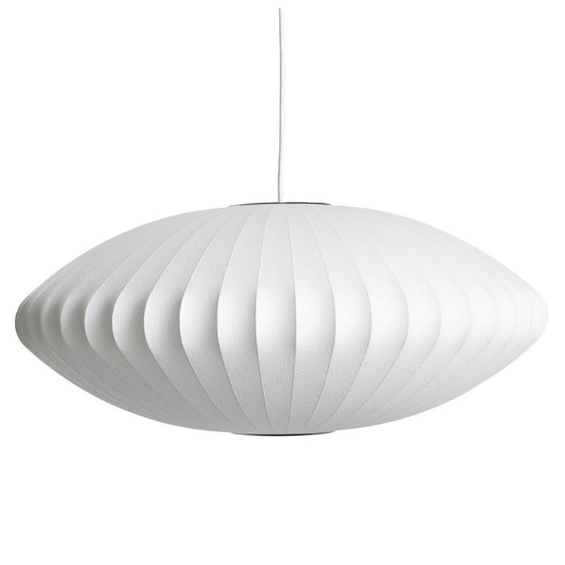 Lightweight Nelson Bubble Pendant Light - Modern Silk Pendant Light for Office or Lounge