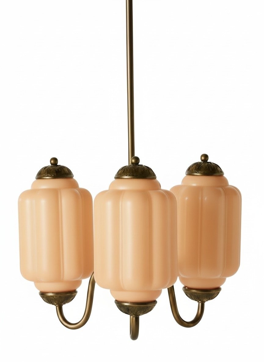 Eloise Vintage Glass Pumpkin Pendant Light - Decorative Lighting for Kitchen KL1453
