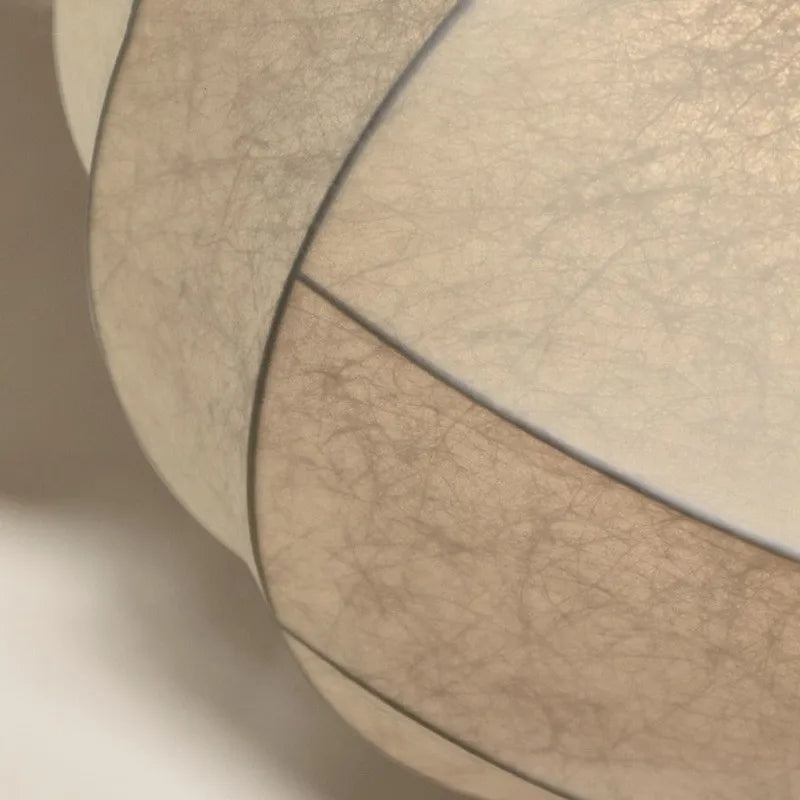 Wabi Sabi Silk Ball Japandi Pendant Light D883