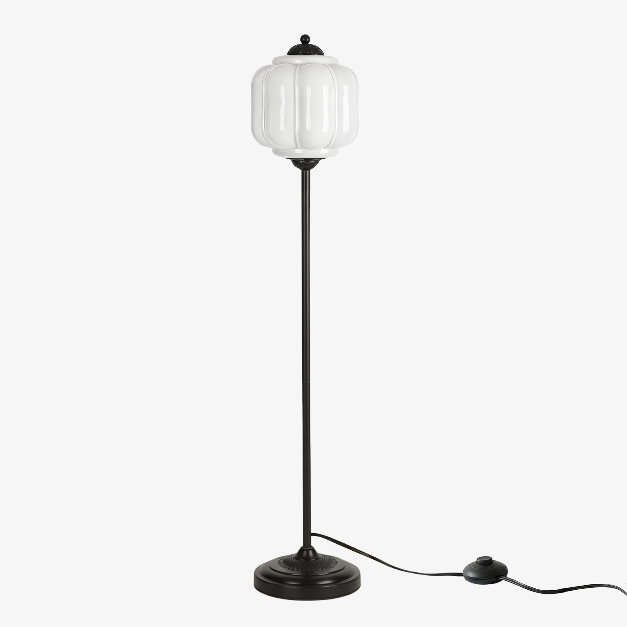 Eloise Artistic Textured Glass Floor Lamp - Elegant Lighting for Bedroom or Interior Space KL2330