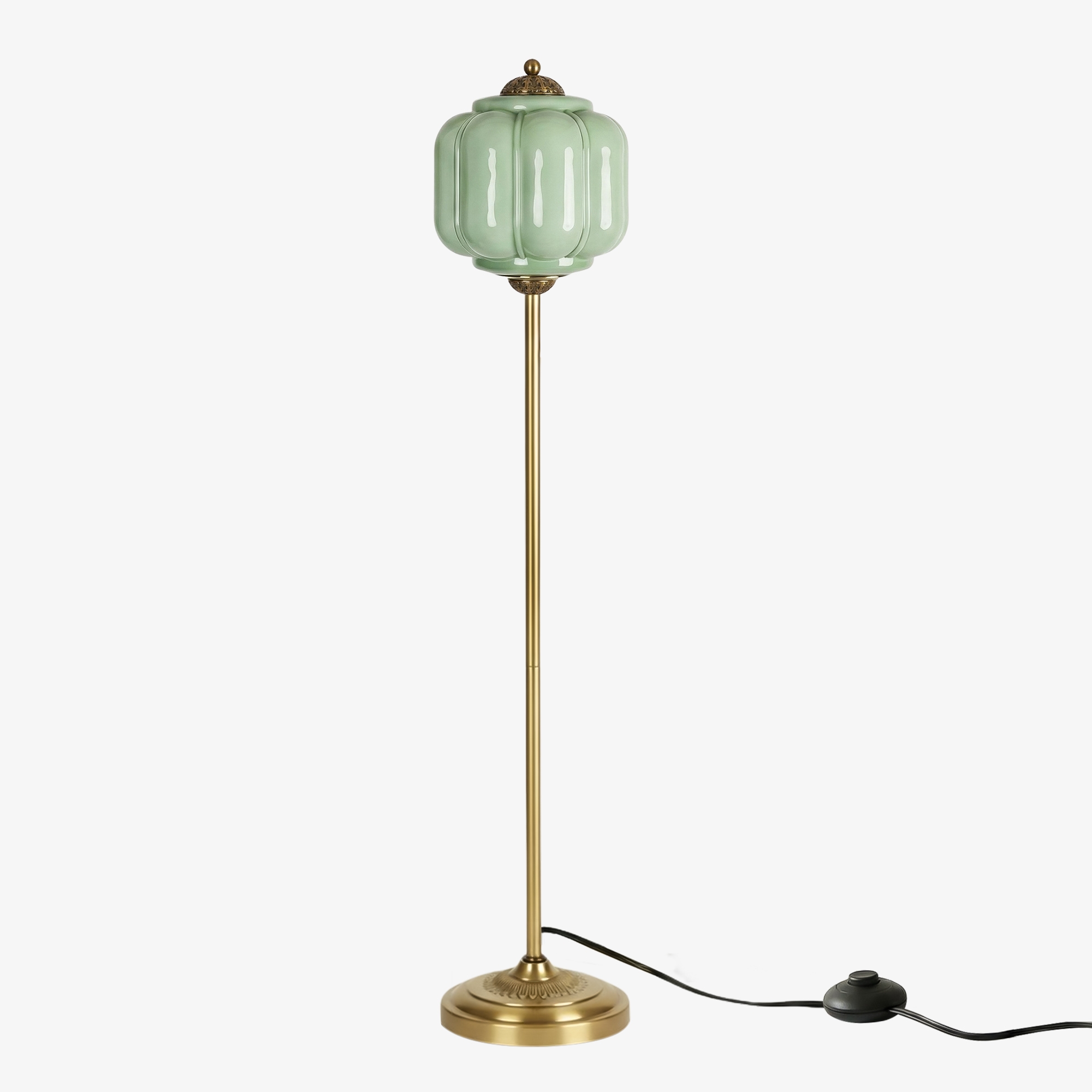 Eloise Artistic Textured Glass Floor Lamp - Elegant Lighting for Bedroom or Interior Space KL2330