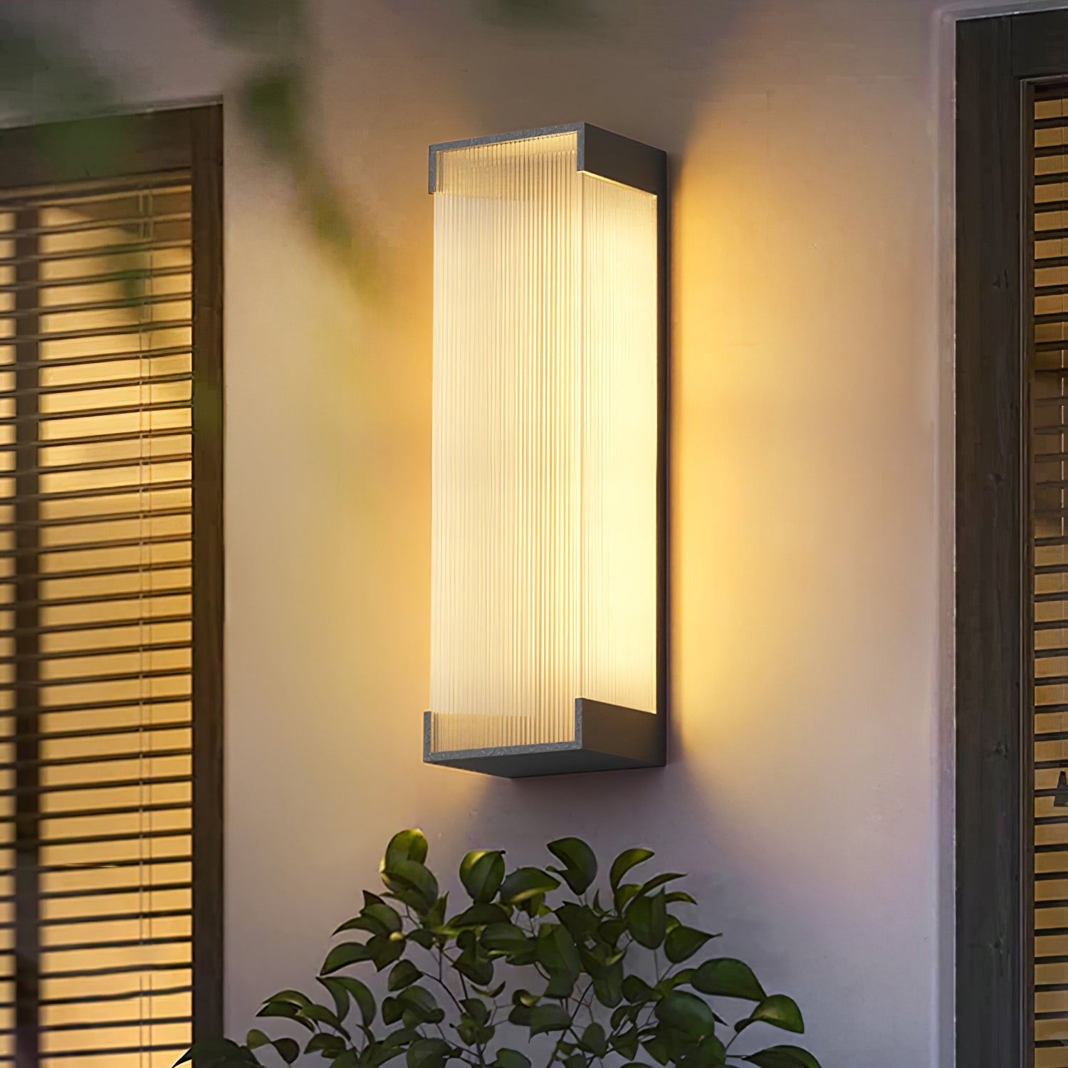 Rectangular Outdoor Wall Light KL601