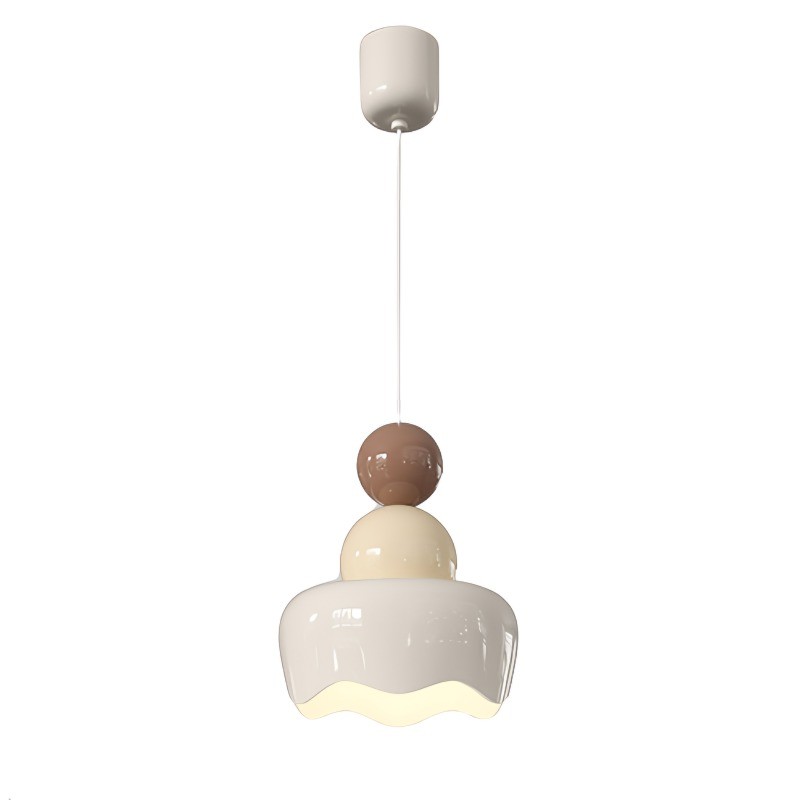 Cream Sunny Rain Doll Resin Pendant Light KL126