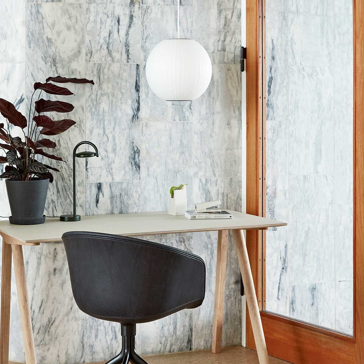 Lightweight Nelson Bubble Pendant Light - Modern Silk Pendant Light for Office or Lounge