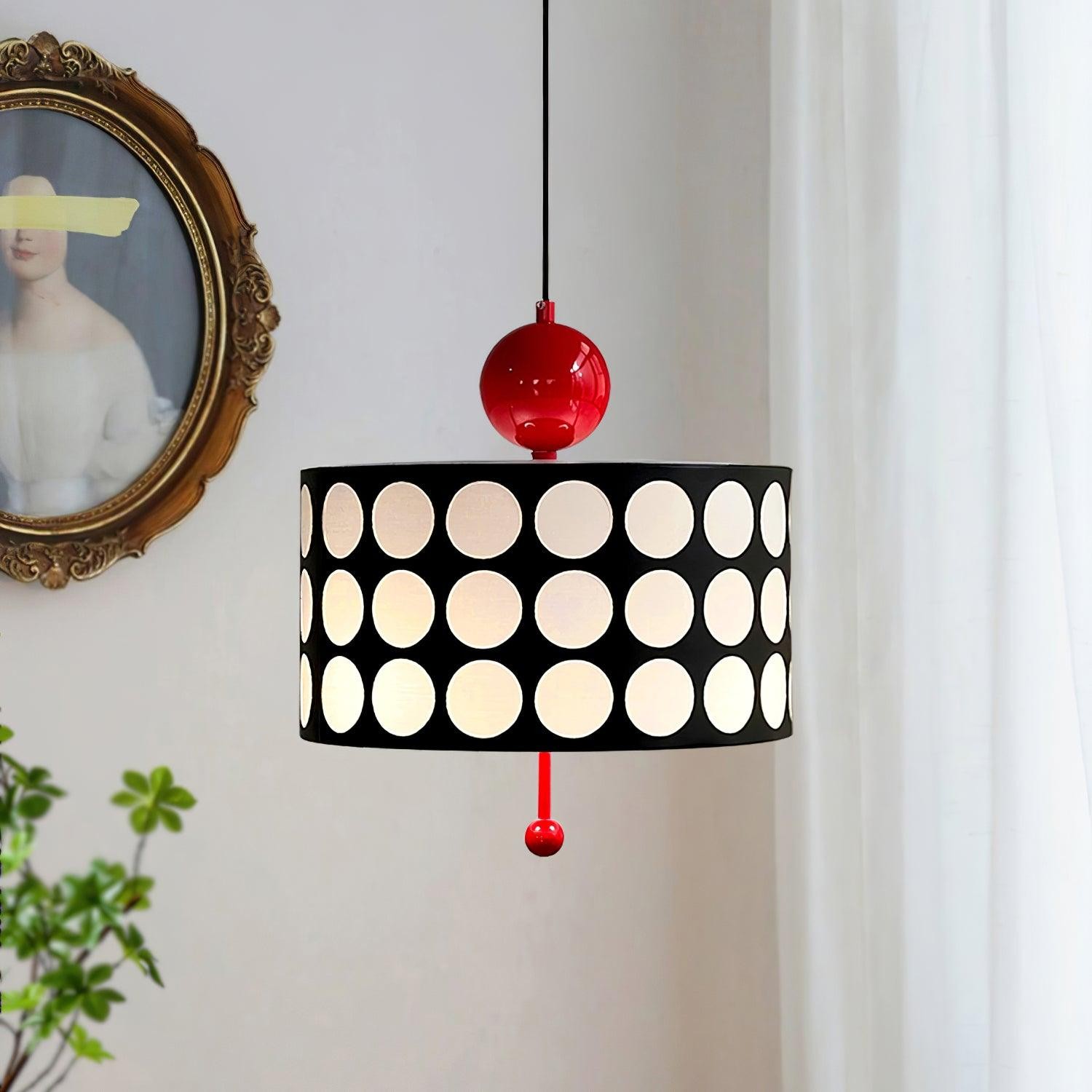 Graphic Checkered Pendant Light - Retro Chic Style for Dining Room and Kitchen Island KL341