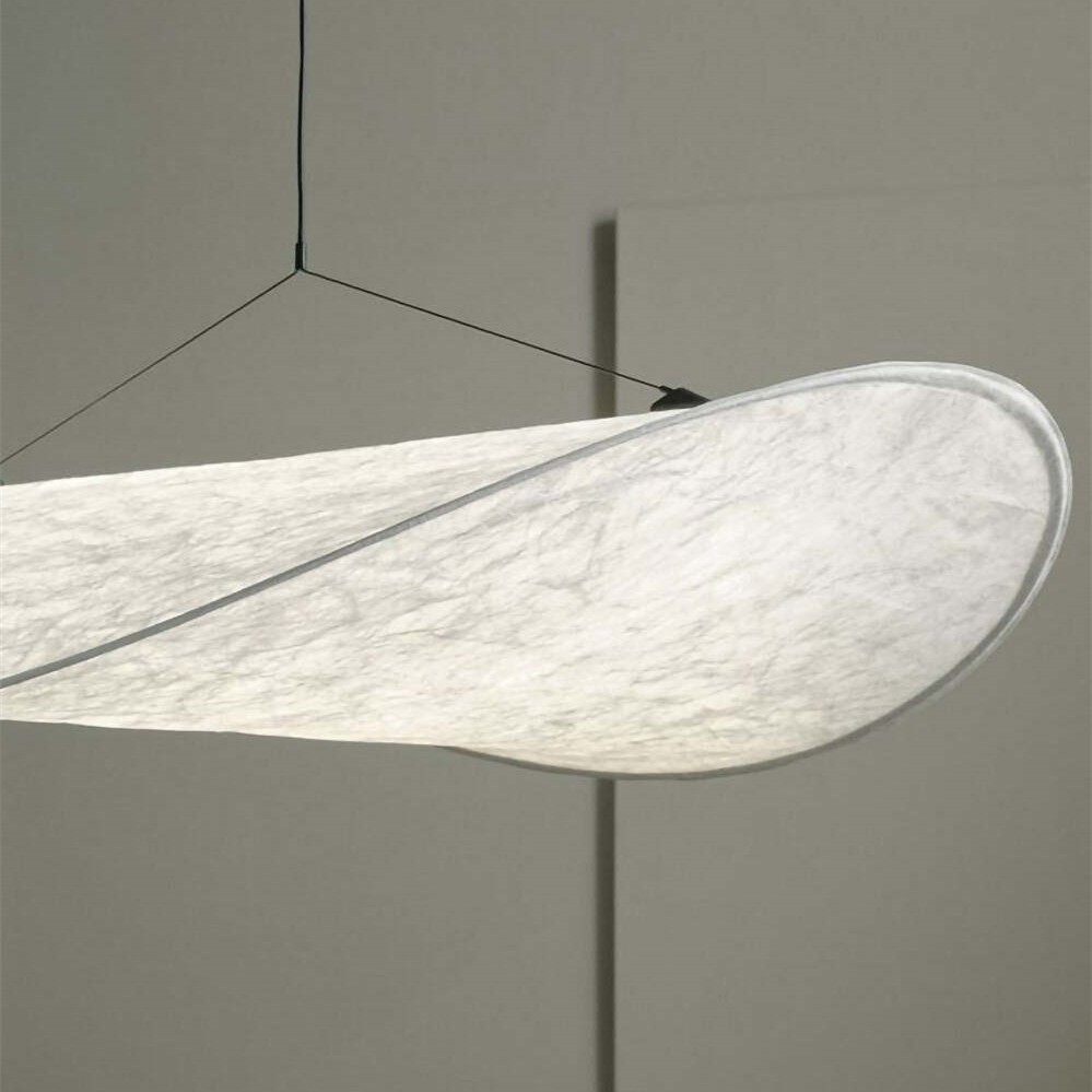 Tense Pendant Lamp - Lightweight Silk Form Pendant Light for Interiors