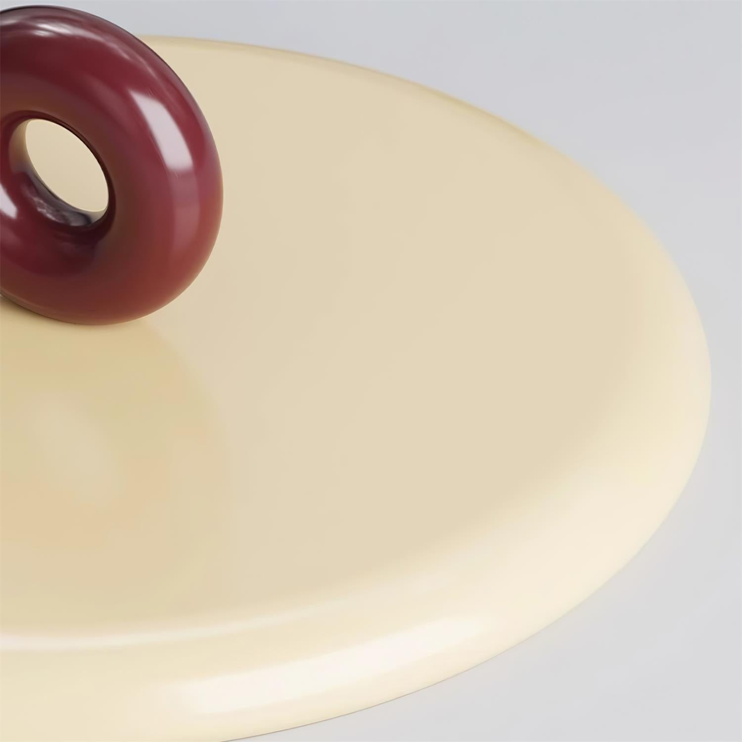 Cream Style Vertical Flying Saucer Pendant Lamp KL330