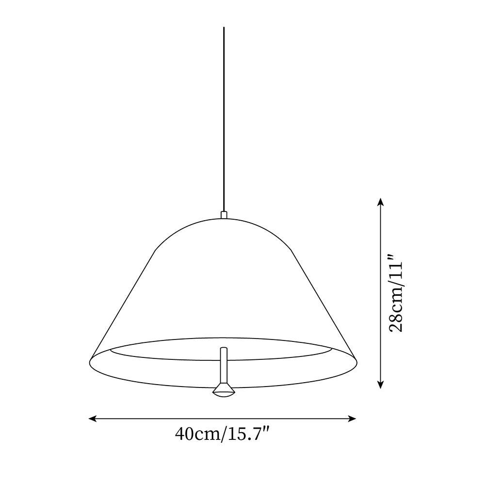 Metal Pear Pendant Lamp KL449