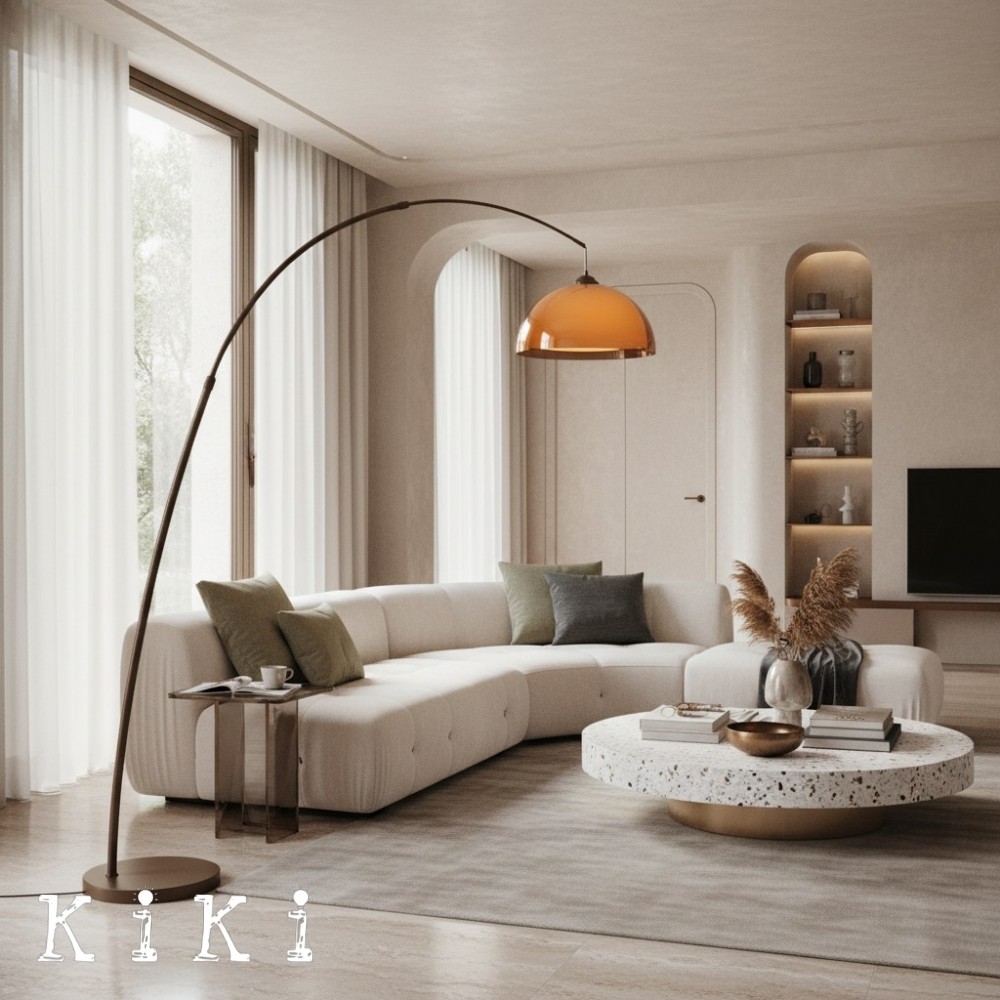 Afterglow Minimalist Floor Lamp - Elegant Standing Light for Bedroom and Living Room KL2140