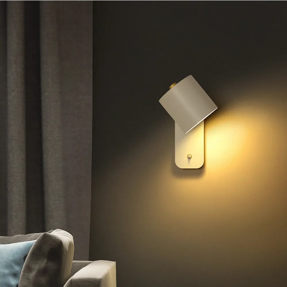 Modern Minimalist Swivel Cylinder Wall Sconce KL02