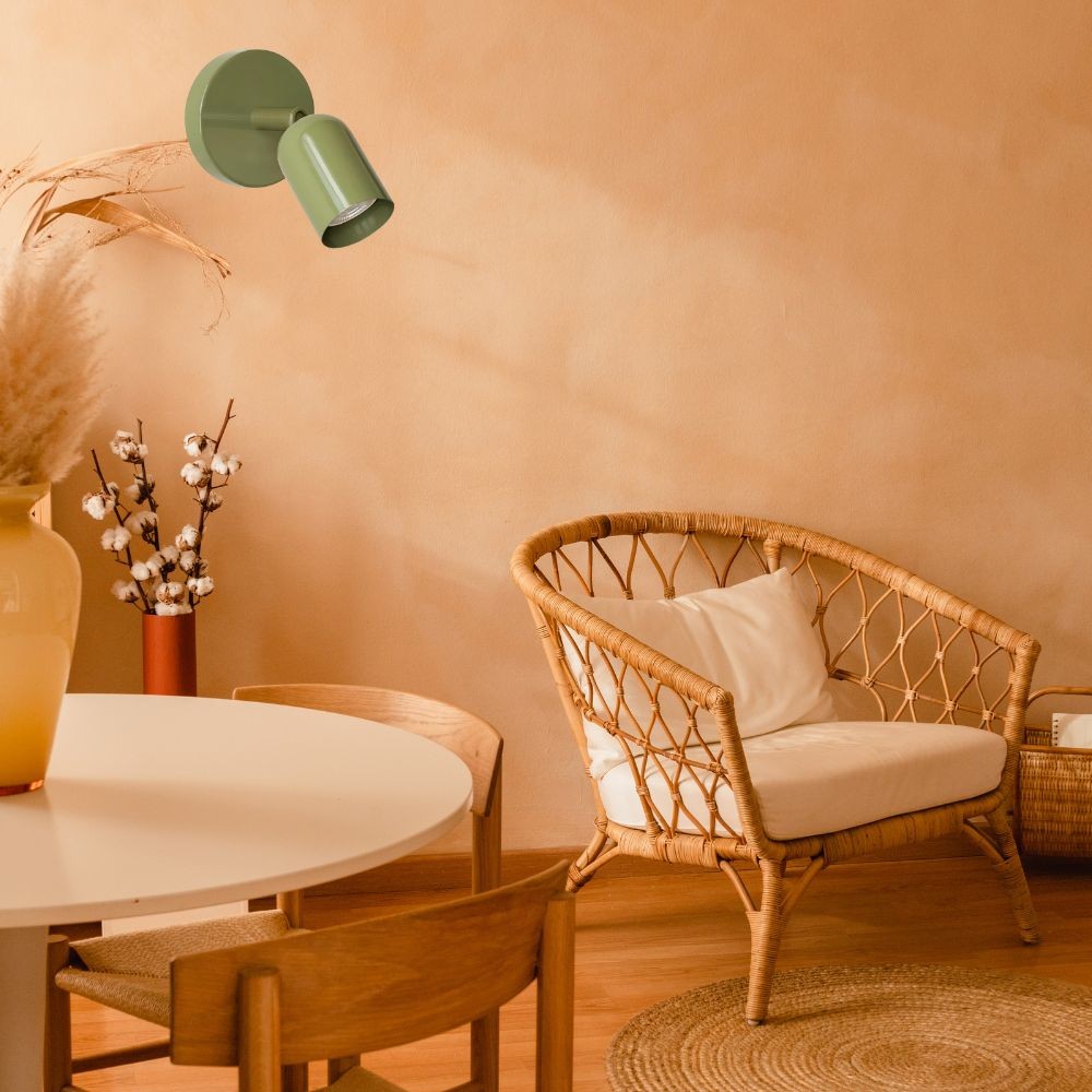 Colorful Bauhaus Cylinder Wall Lamp - Modern Ambient Light for Living Spaces KL15