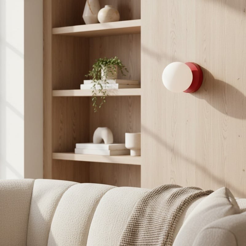 Nuevola Modern Glass Metal Wall Light - Artistic Accent Sconce for Cozy Nooks KL2089