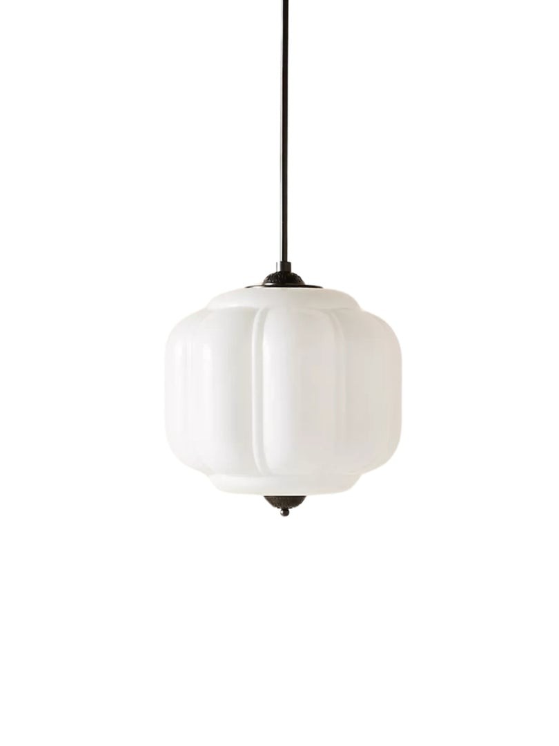 Eloise Vintage Glass Pumpkin Pendant Light - Decorative Lighting for Kitchen KL1453