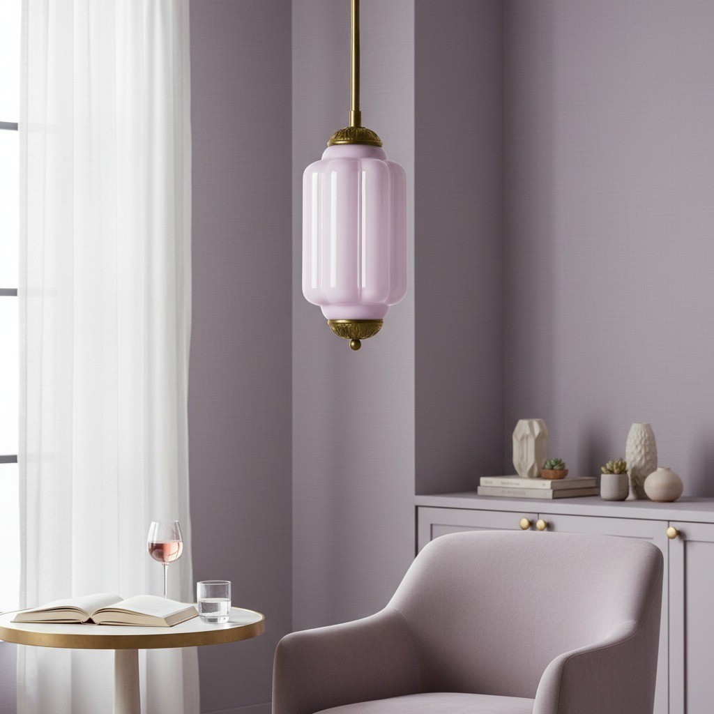 Eloise Simple Glass Irregular Lantern Pendant Lamp KL828