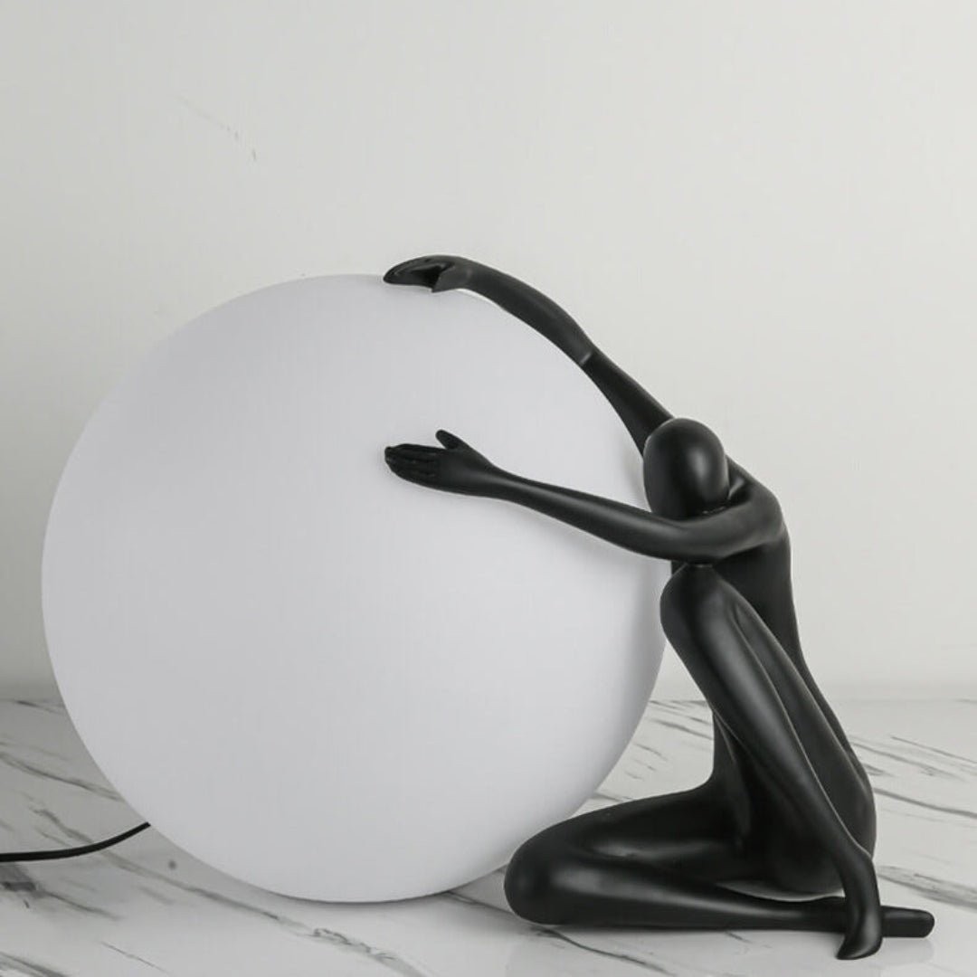Humanoid Ball Holding Table Lamp KL204