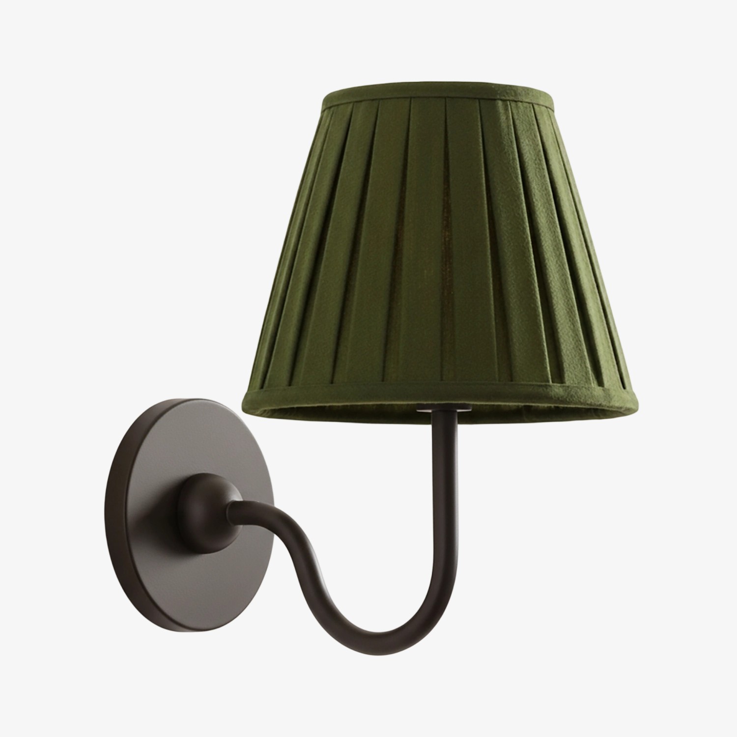Luvora Vintage Pleated Shade Wall Lamp - Refined Linen Sconce For Bathroom or Corridor KL1272