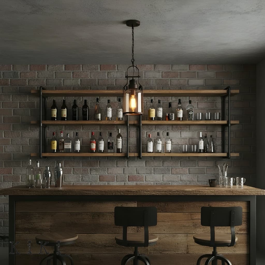 Lirra Industrial Pendant Light - Hanging Lighting for Home or Cafe KL2217