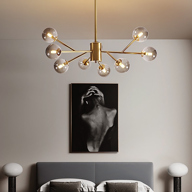 Golden And White Hanging Lamp