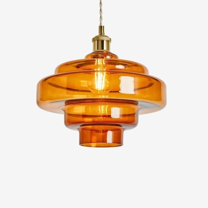 Modern Bauhaus Elegant Glass Effect Pendant Light KL1100