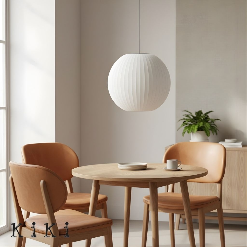 Nelson Minimalist Bubble Pendant Lamp - Elegant Hanging Light for Contemporary Interiors