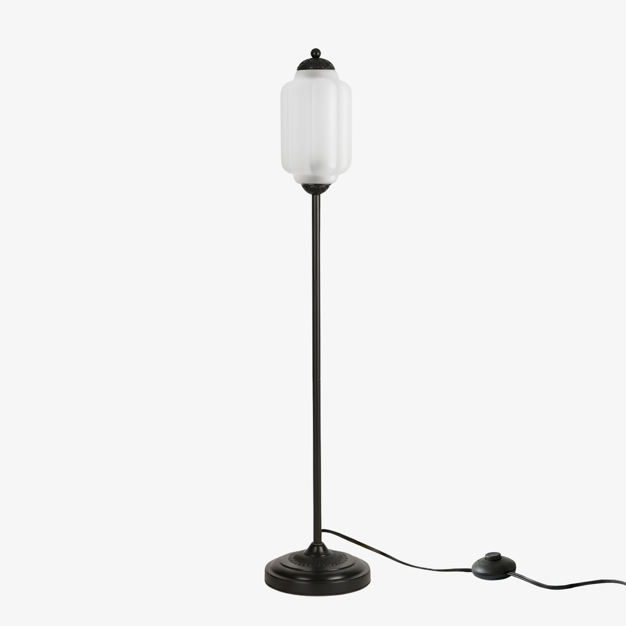 Eloise Artistic Textured Glass Floor Lamp - Elegant Lighting for Bedroom or Interior Space KL2330