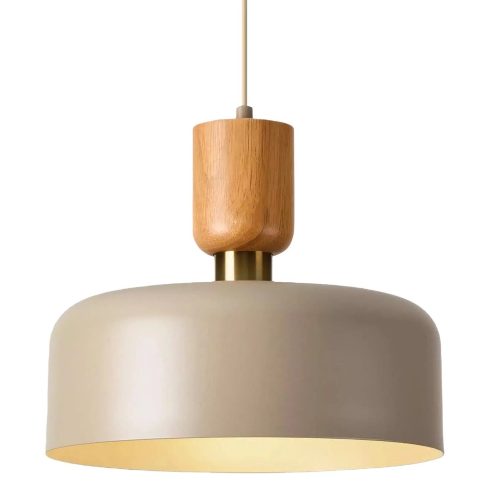 Natural Circle Modern Wooden Pendant Light KL1101