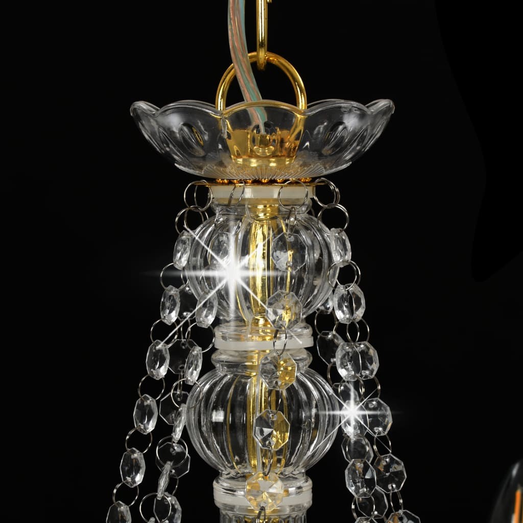 Vintage Beaded Chandelier
