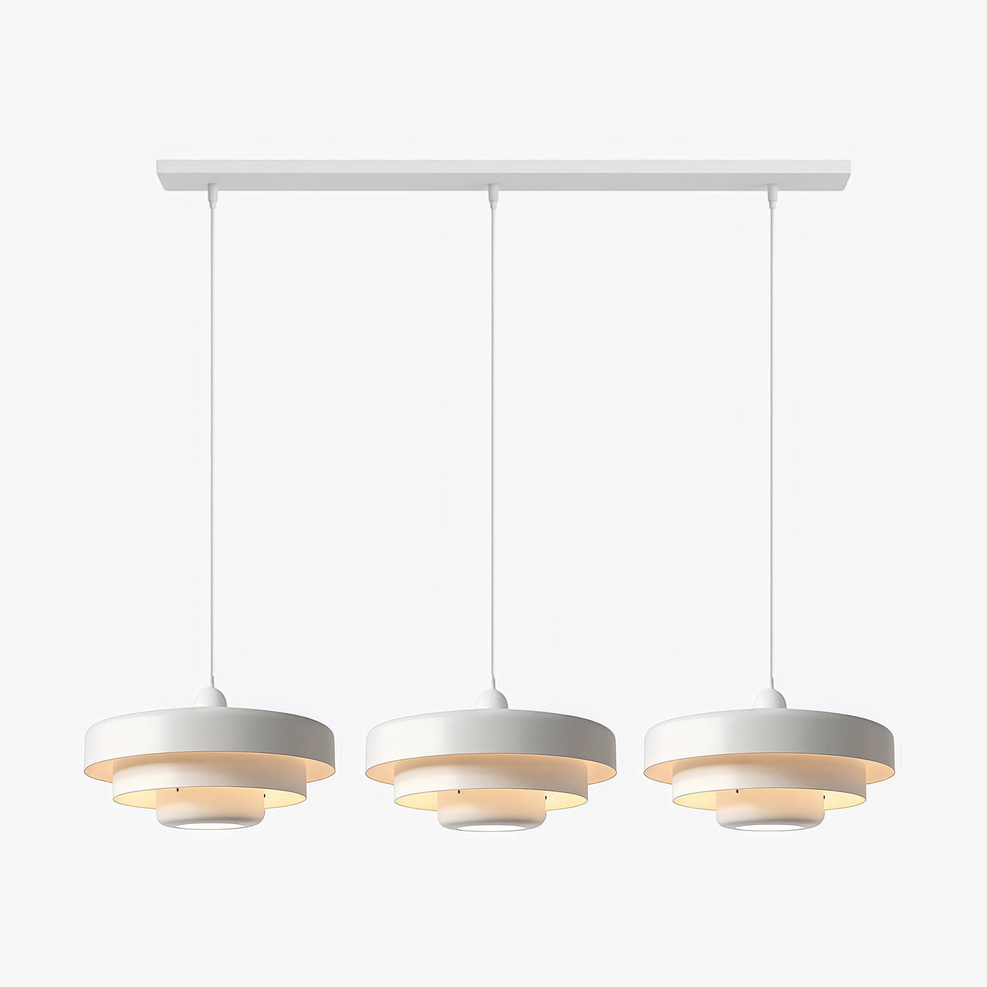 3 Tiers Bauhaus Nordic Macaron Pendant Light - Modern Pendant and Ceiling Light for Living Room KL30