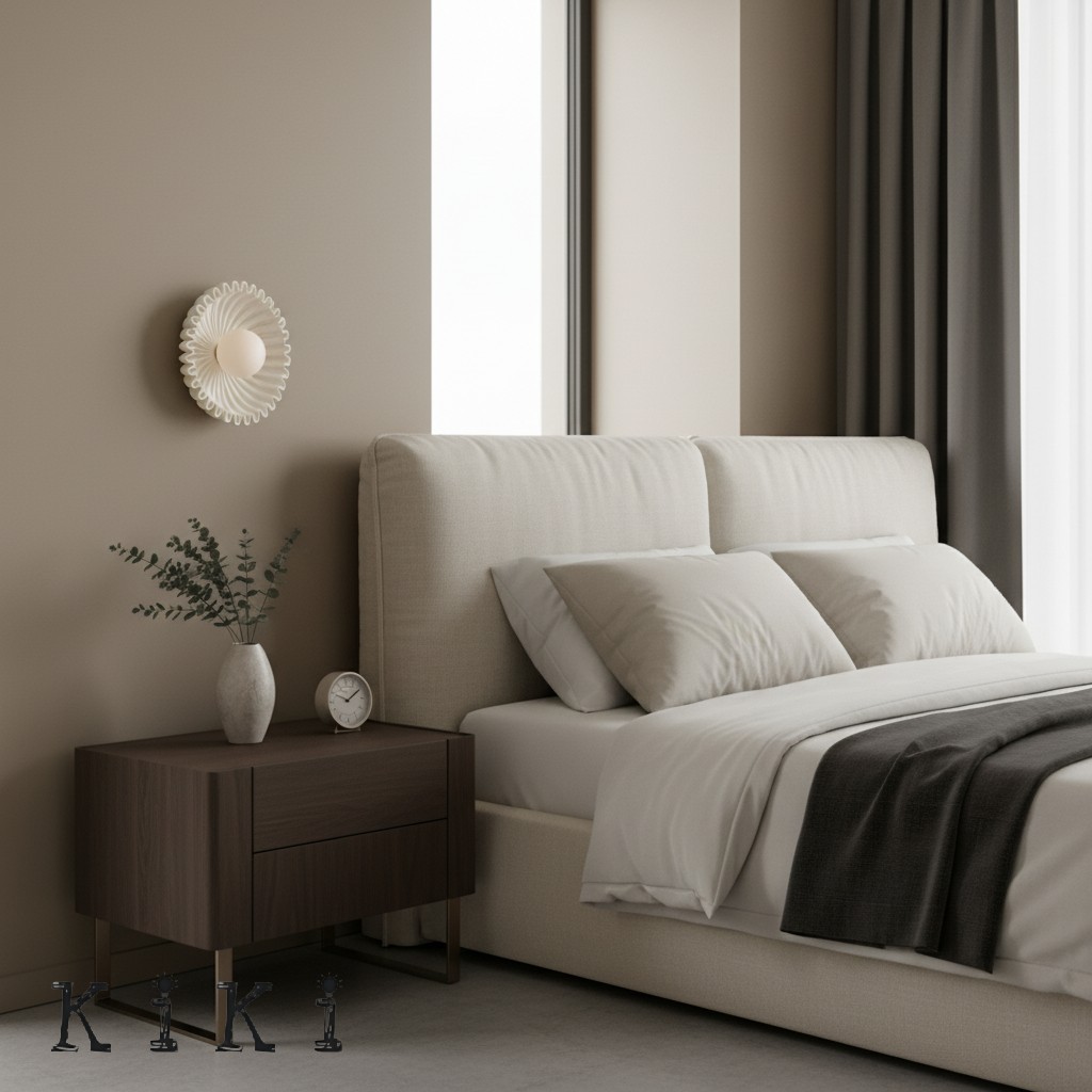 Sculptural Ceramic Wall Sconce – Opal Globe Sconce with Ceramic Finish KL246