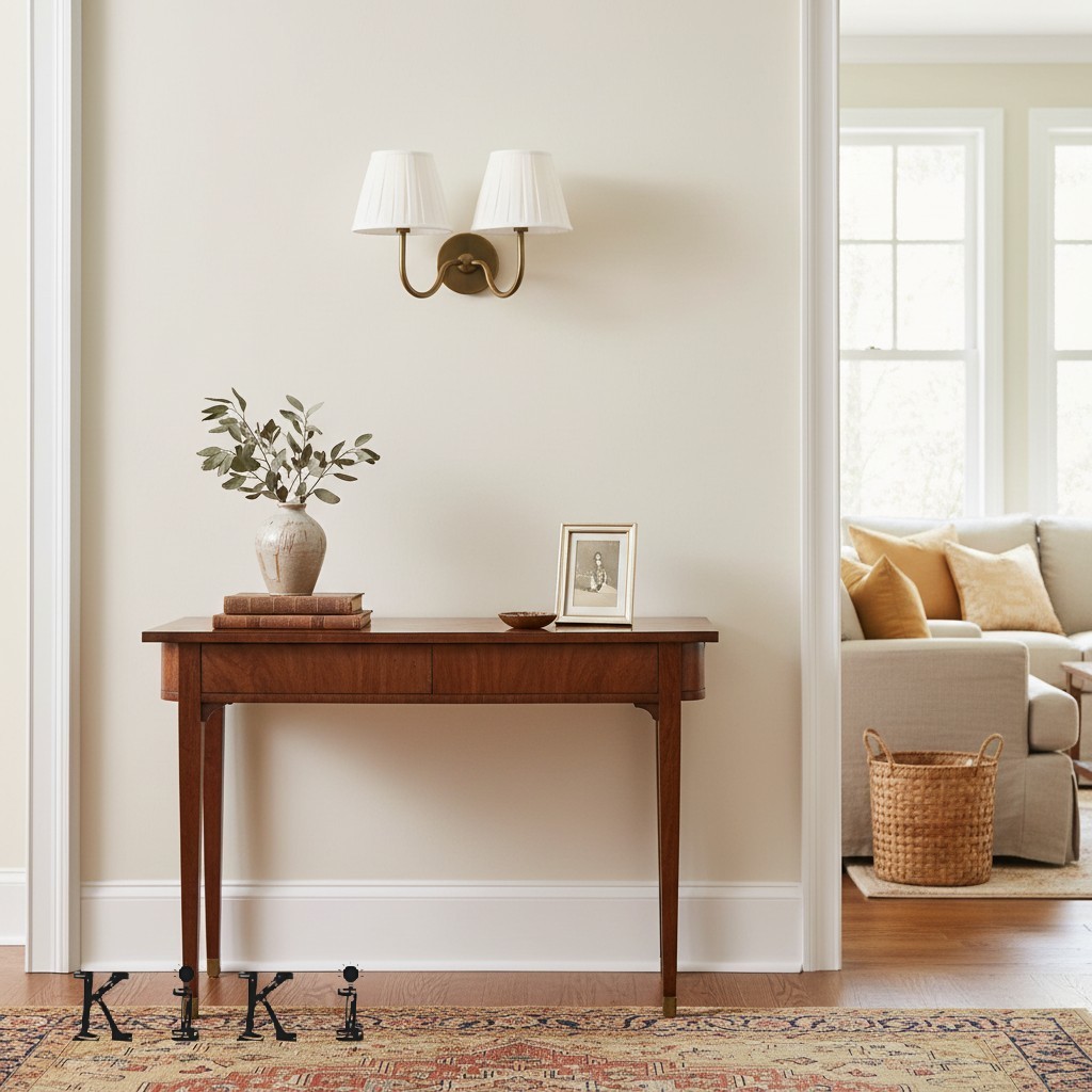 Luvora Vintage Pleated Shade Wall Lamp - Refined Linen Sconce For Bathroom or Corridor KL1272