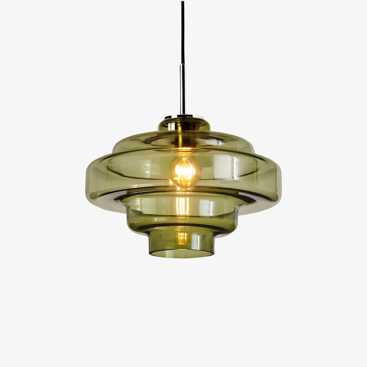 Modern Bauhaus Elegant Glass Effect Pendant Light KL1100