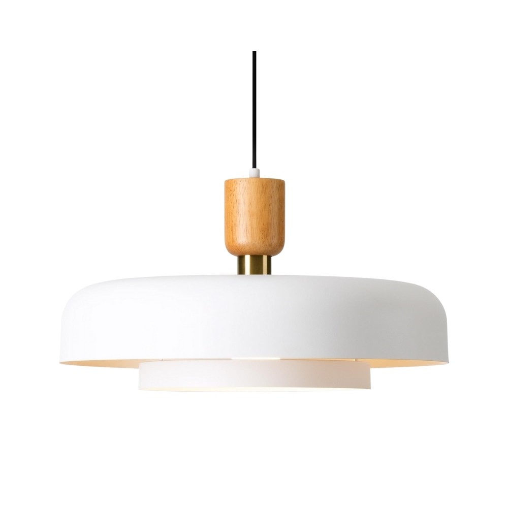Natural Circle Modern Wooden Pendant Light KL1101