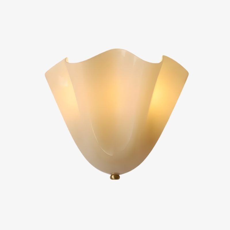 Vera Glass Wall Lamp - Vintage Accent Sconce for Bedroom and Living Space KL881