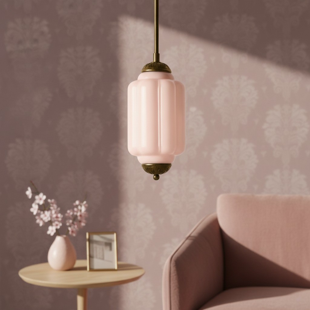 Eloise Simple Glass Irregular Lantern Pendant Lamp KL828