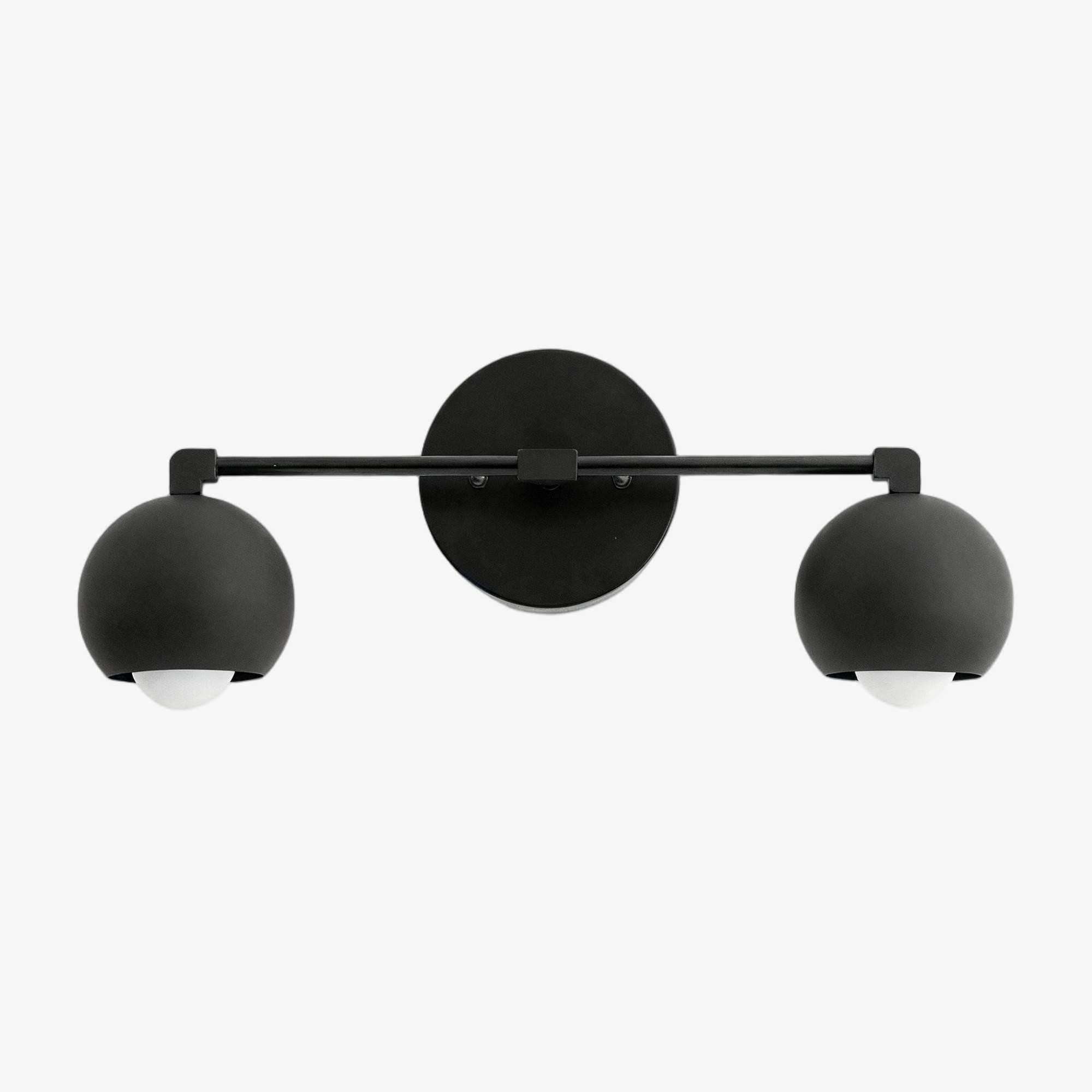 Metio Dome Decorative Vanity Light - Classic Orb Shade Bathroom Wall Lamp KL1424