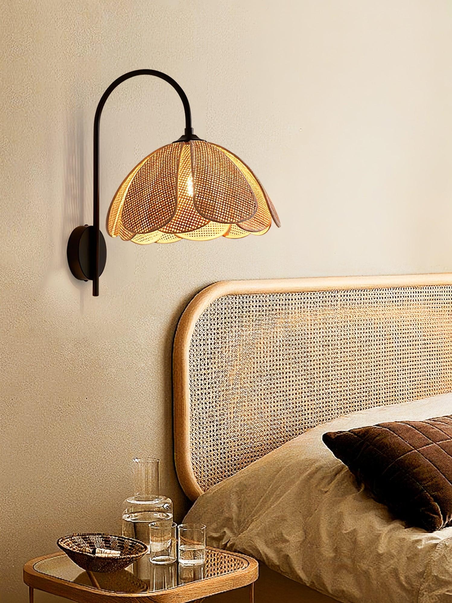 Rattan Petal Wall Lamp KL599