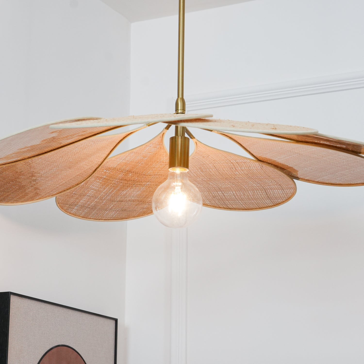 Petals Bloom Rattan Pendant Lamp KL574