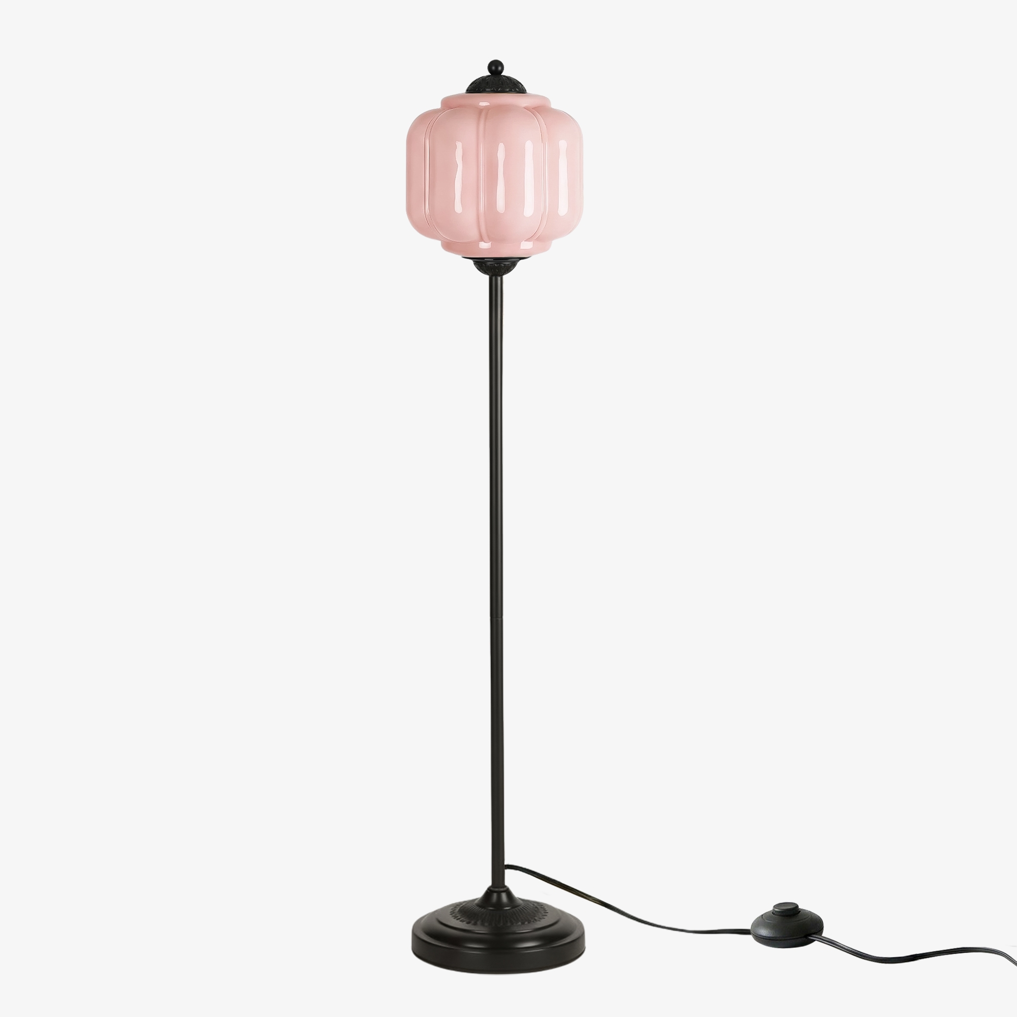 Eloise Artistic Textured Glass Floor Lamp - Elegant Lighting for Bedroom or Interior Space KL2330