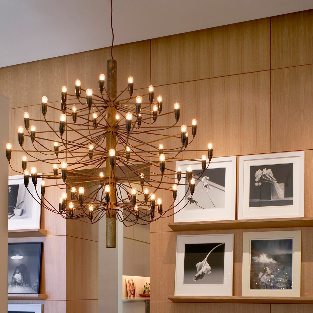 2097 Suspension Lamp - Sleek Multi-Head Chandelier For High Ceilings and Large Spaces