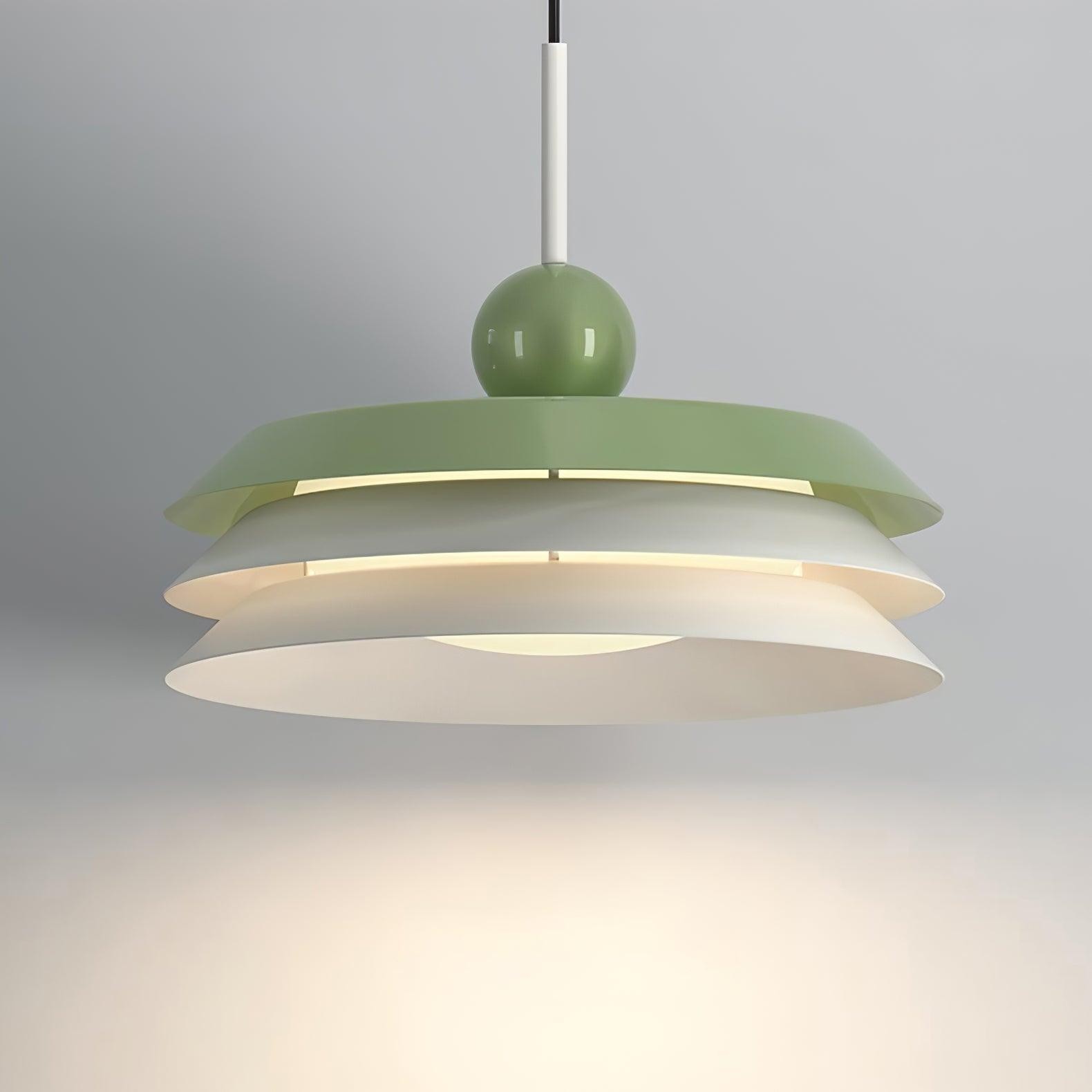 Nordic Creative Cream Style Multi-Layer Pendant Lamp For Living Room KL513