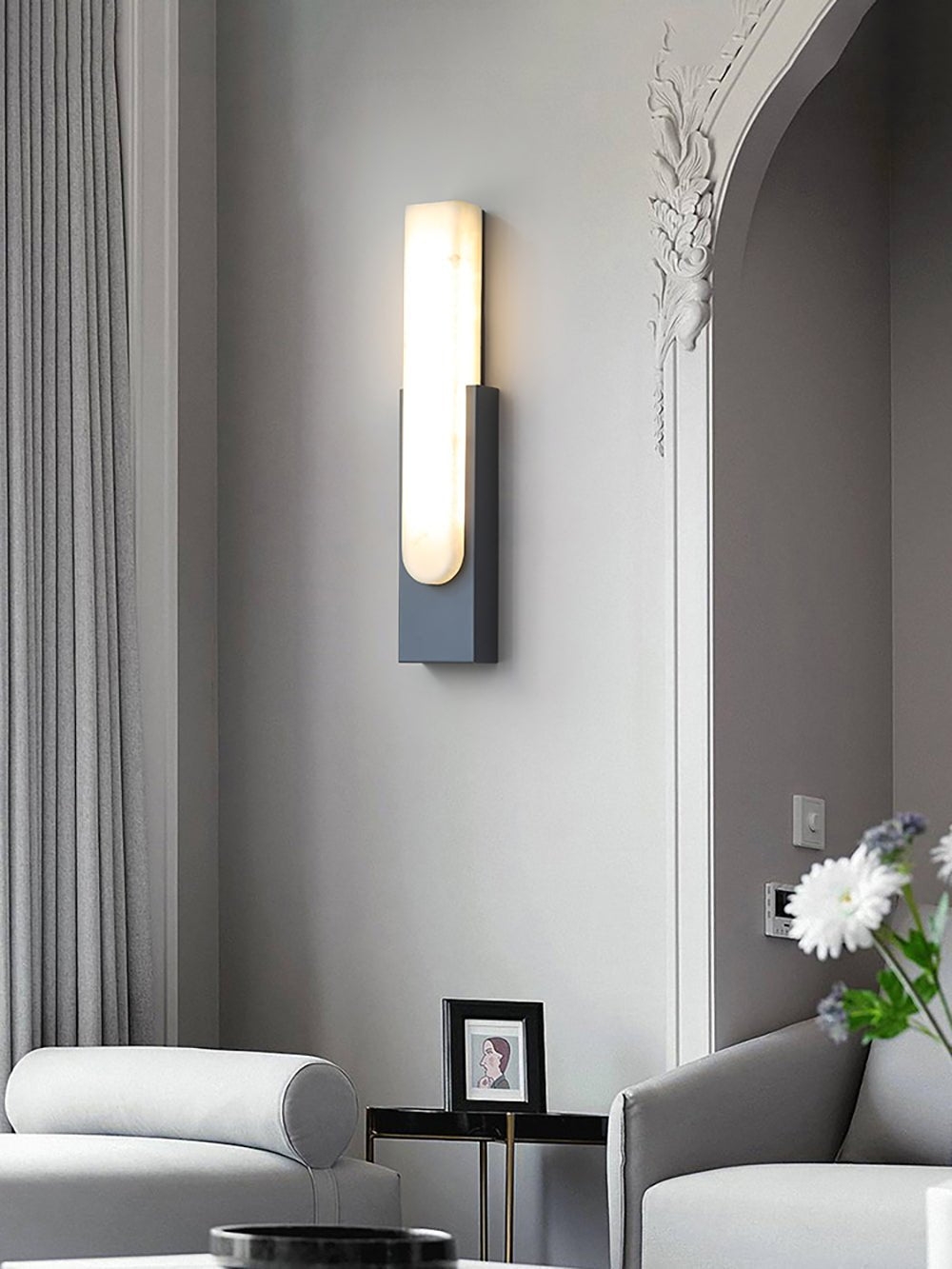 Agatha Alabaster Wall Lamp D395