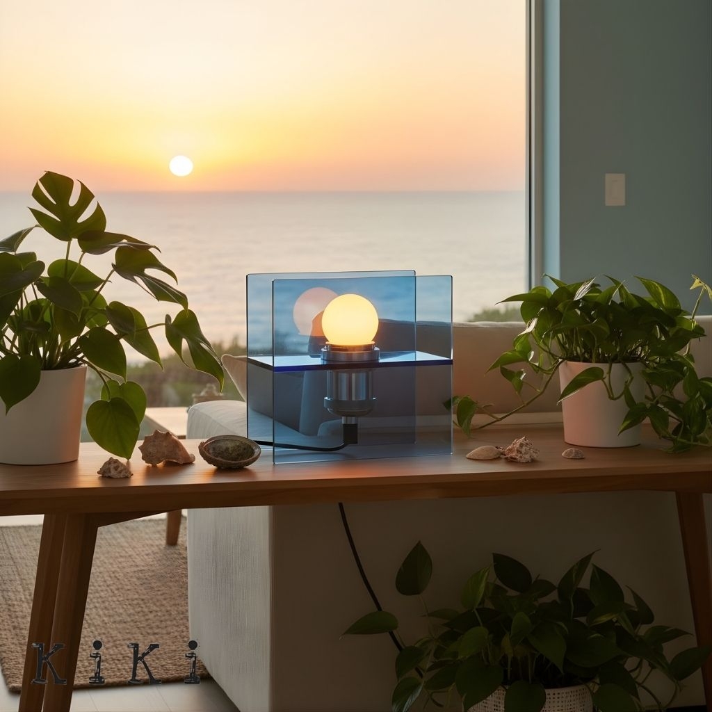 Sunset Glow Horizon Table Lamp - Contemporary Decorative Lighting for Home Interior Spaces KL2302