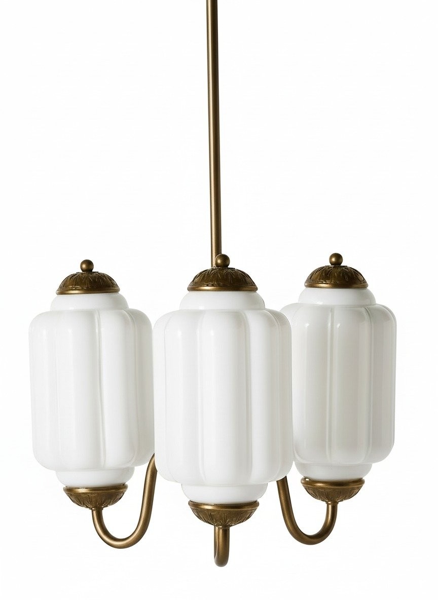 Eloise Vintage Glass Pumpkin Pendant Light - Decorative Lighting for Kitchen KL1453