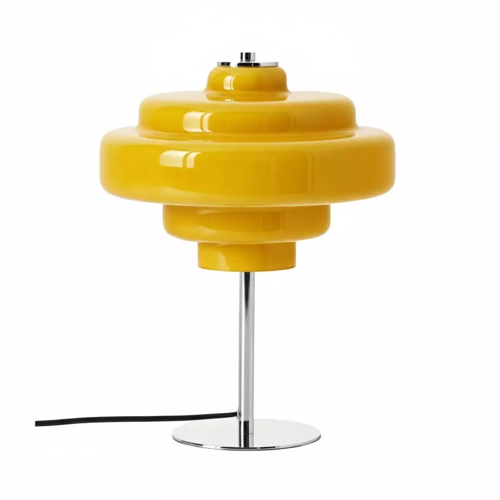 Sculptural Glass Table Lamp – Artful Illumination in Refined Form KL1099