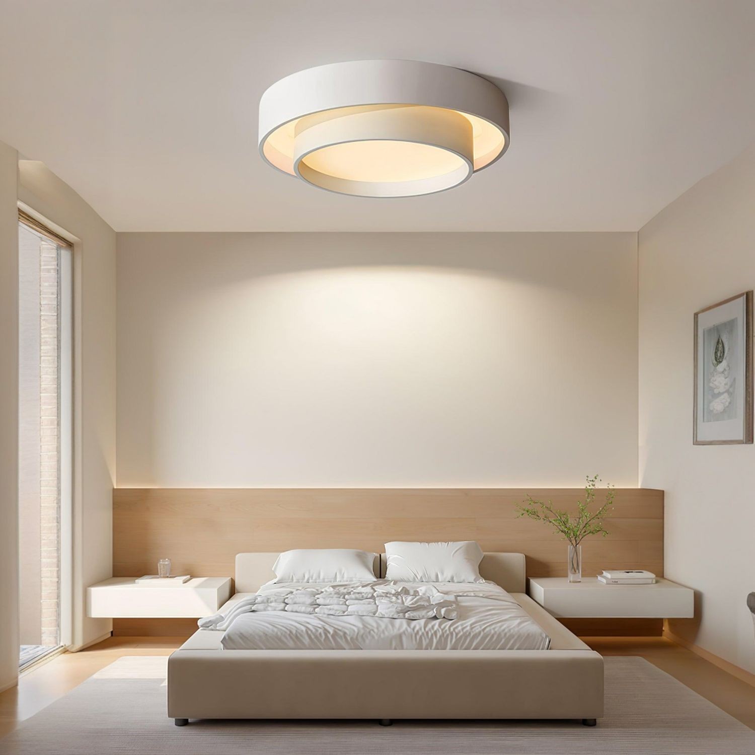 Modern Minimalist Melody Disc Ceiling Light KL24