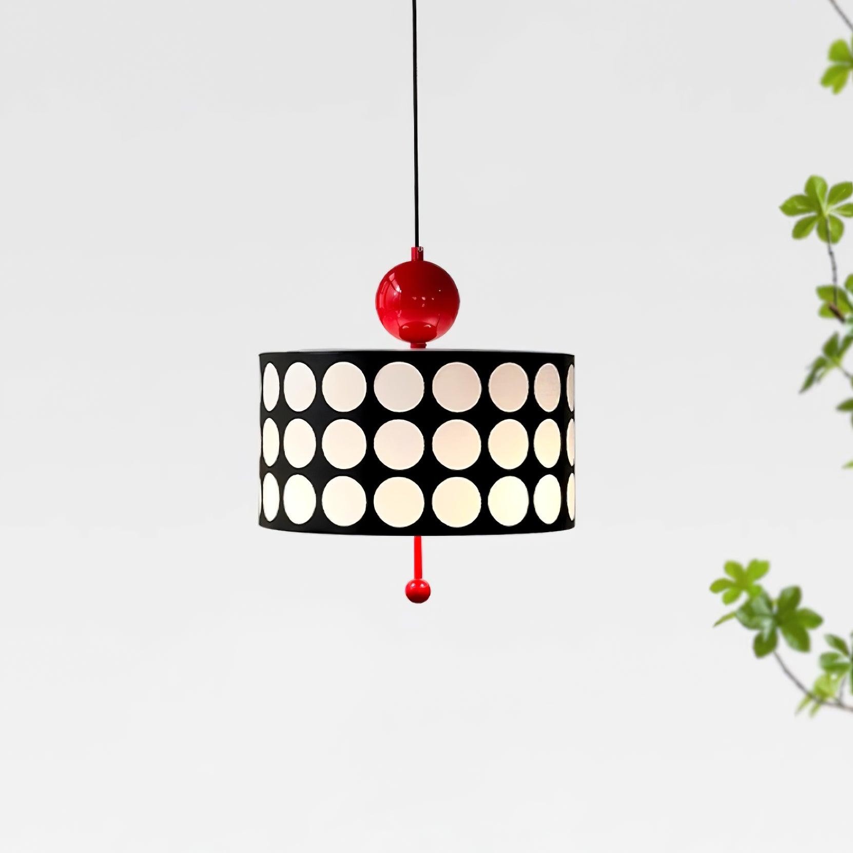 Graphic Checkered Pendant Light - Retro Chic Style for Dining Room and Kitchen Island KL341