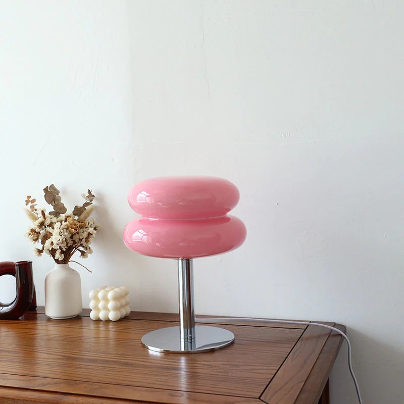 Bauhaus Macaron Stained Glass Table Lamp