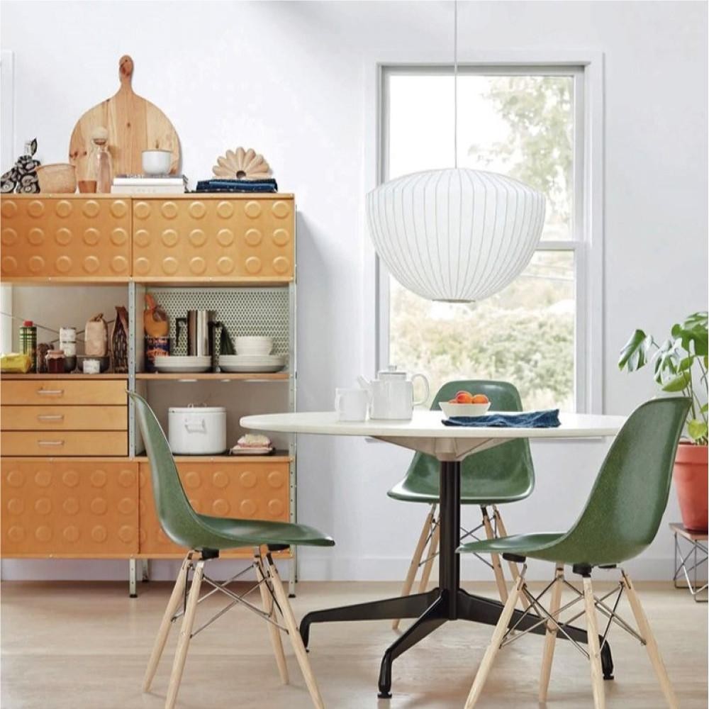 Nelson Bubble White Pendant Light - Modern Minimalist Pendant Light for Living Room