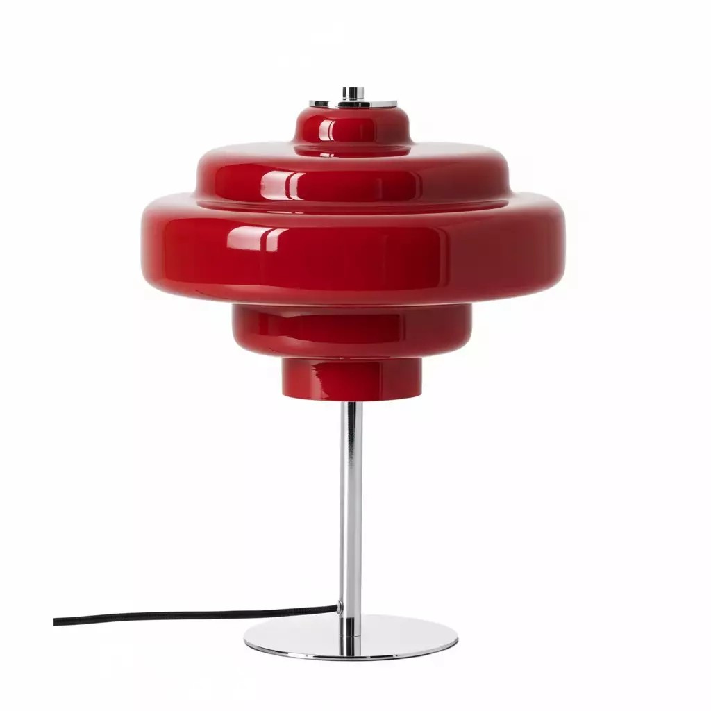 Sculptural Glass Table Lamp – Artful Illumination in Refined Form KL1099