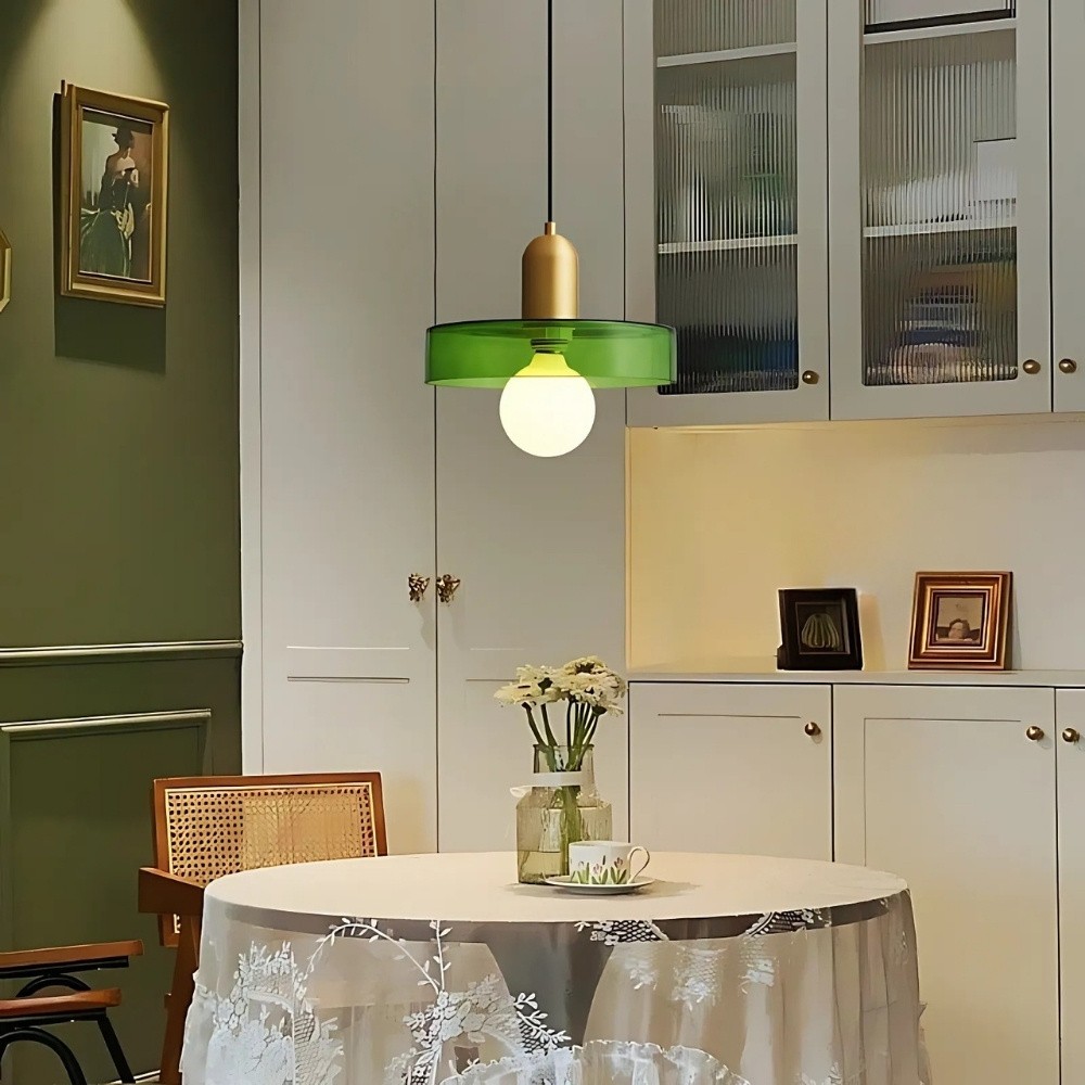 Morandi Brass Disc Orb Pendant Light KL918